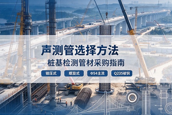 庄浪声测管选型标准